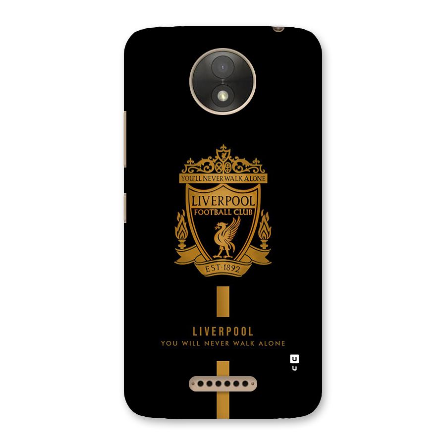 LiverPool Never Walk Alone Back Case for Moto C Plus