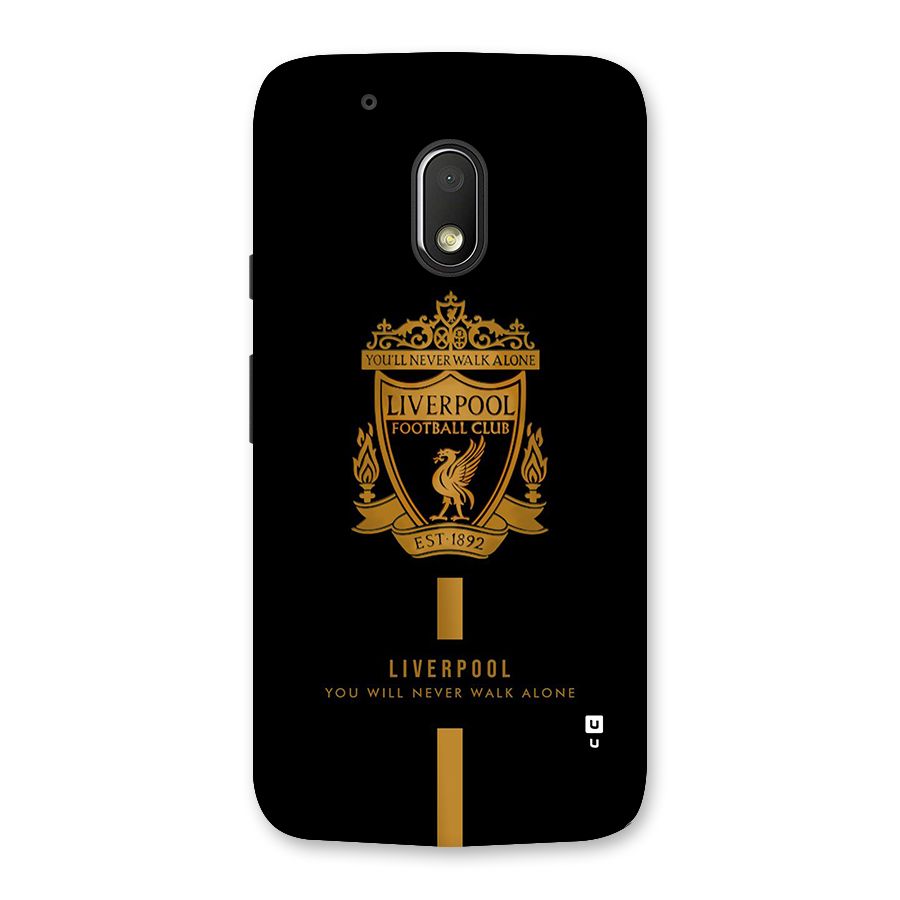 LiverPool Never Walk Alone Back Case for Moto G4 Play