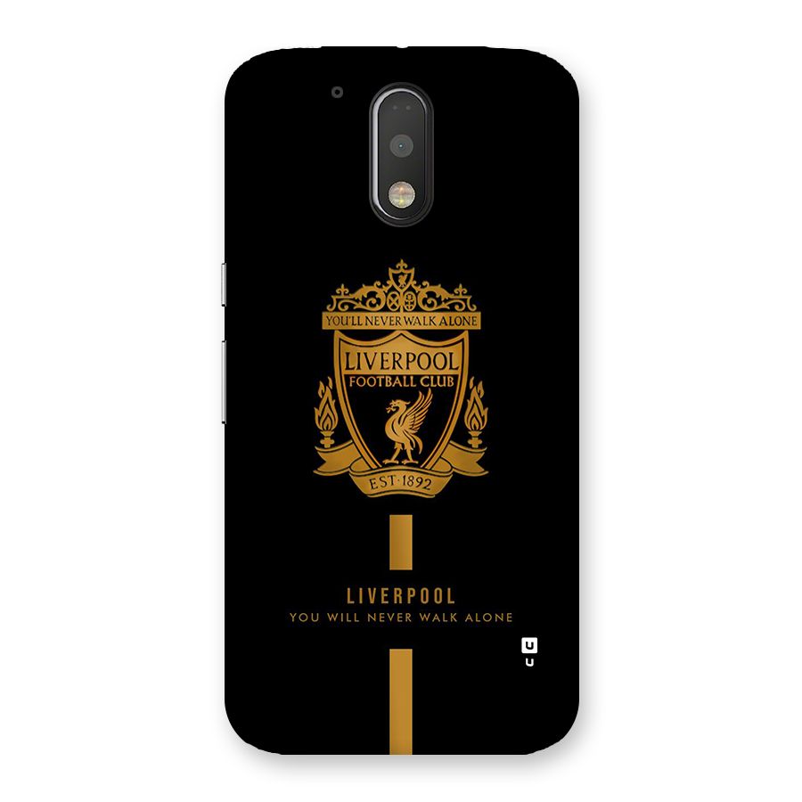 LiverPool Never Walk Alone Back Case for Moto G4 Plus
