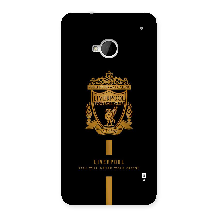 LiverPool Never Walk Alone Back Case for One M7 (Single Sim)
