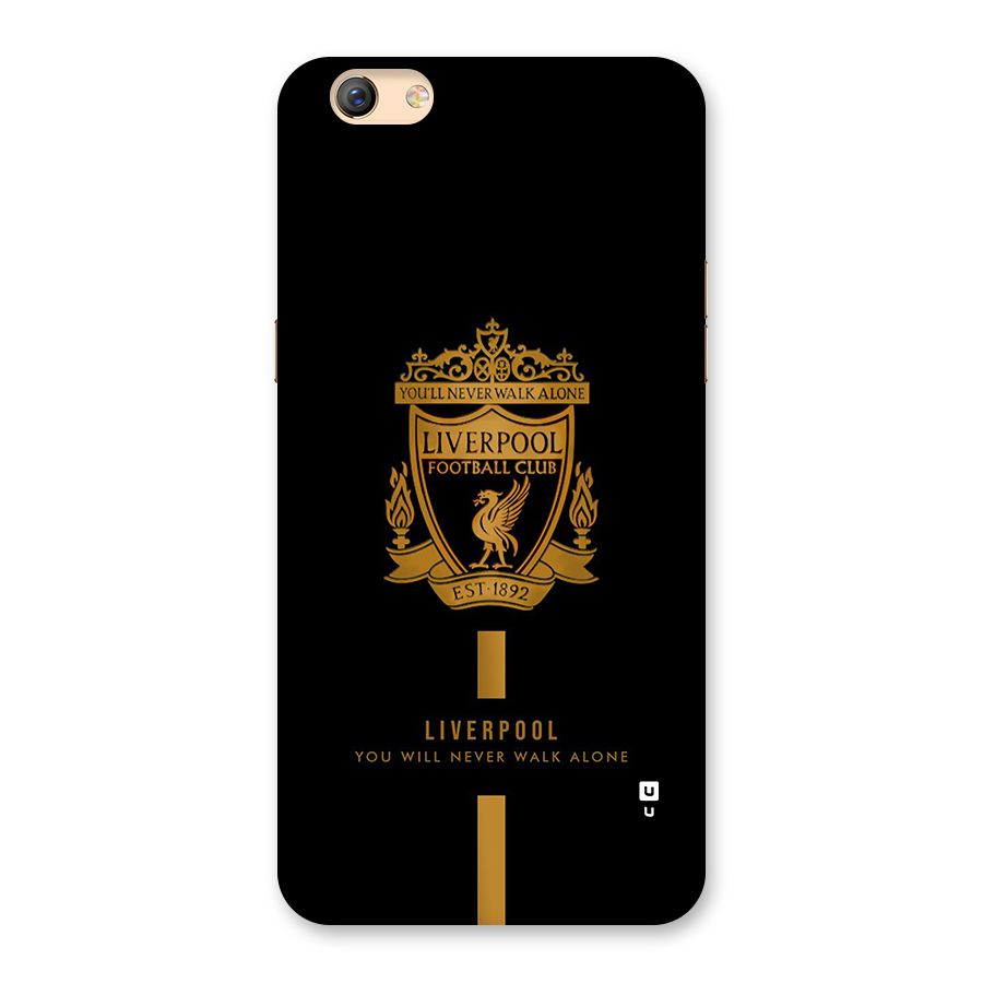 LiverPool Never Walk Alone Back Case for Oppo F3 Plus