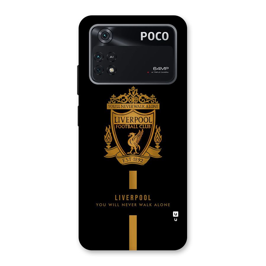 LiverPool Never Walk Alone Back Case for Poco M4 Pro 4G