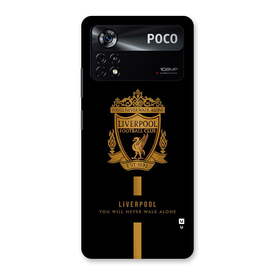 LiverPool Never Walk Alone Back Case for Poco X4 Pro 5G