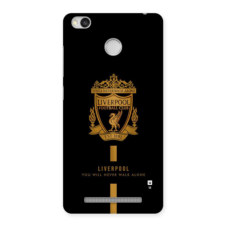 LiverPool Never Walk Alone Back Case for Redmi 3S Prime