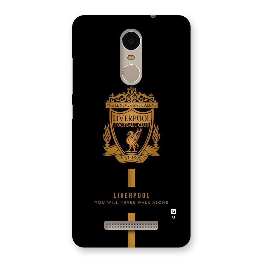 LiverPool Never Walk Alone Back Case for Redmi Note 3