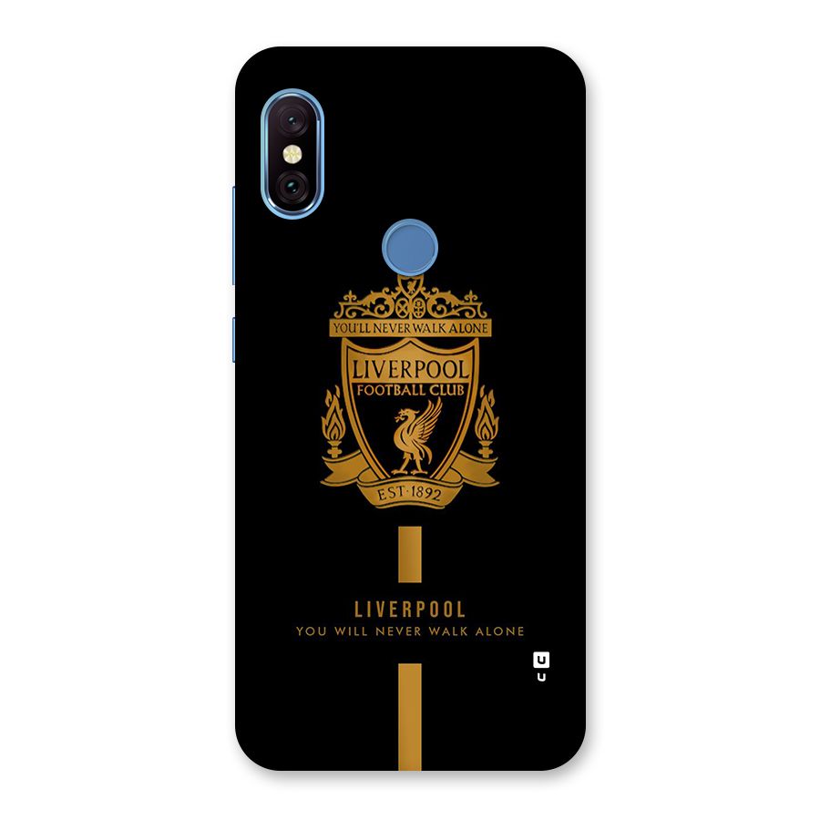 LiverPool Never Walk Alone Back Case for Redmi Note 6 Pro