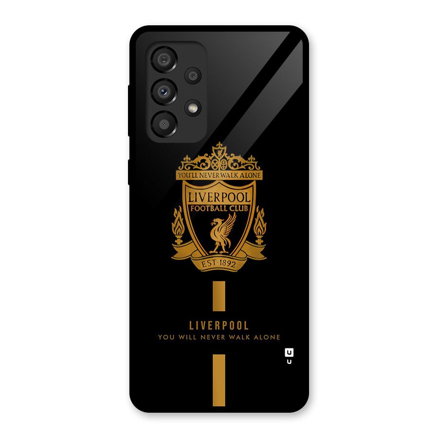LiverPool Never Walk Alone Glass Back Case for Galaxy A33 5G