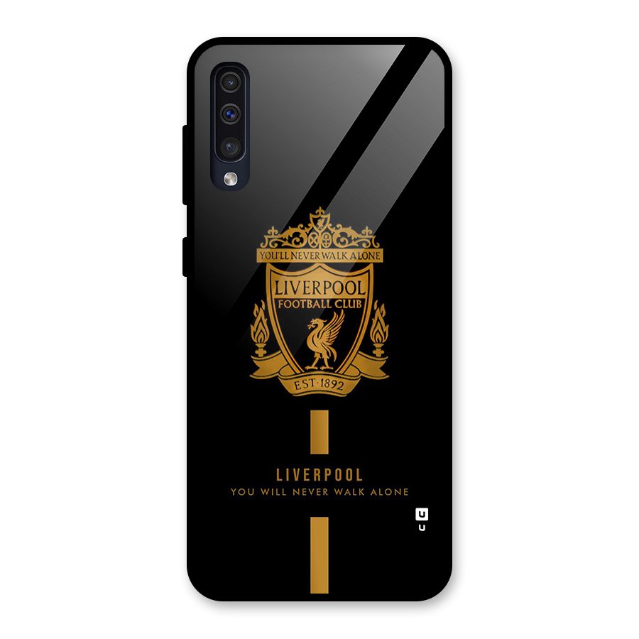 LiverPool Never Walk Alone Glass Back Case for Galaxy A50s
