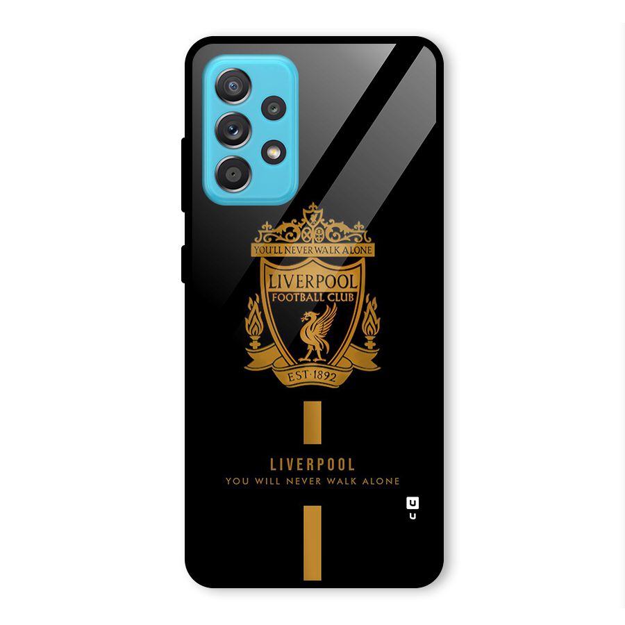LiverPool Never Walk Alone Glass Back Case for Galaxy A52s 5G