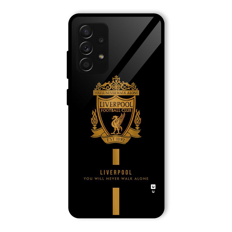 LiverPool Never Walk Alone Glass Back Case for Galaxy A53 5G