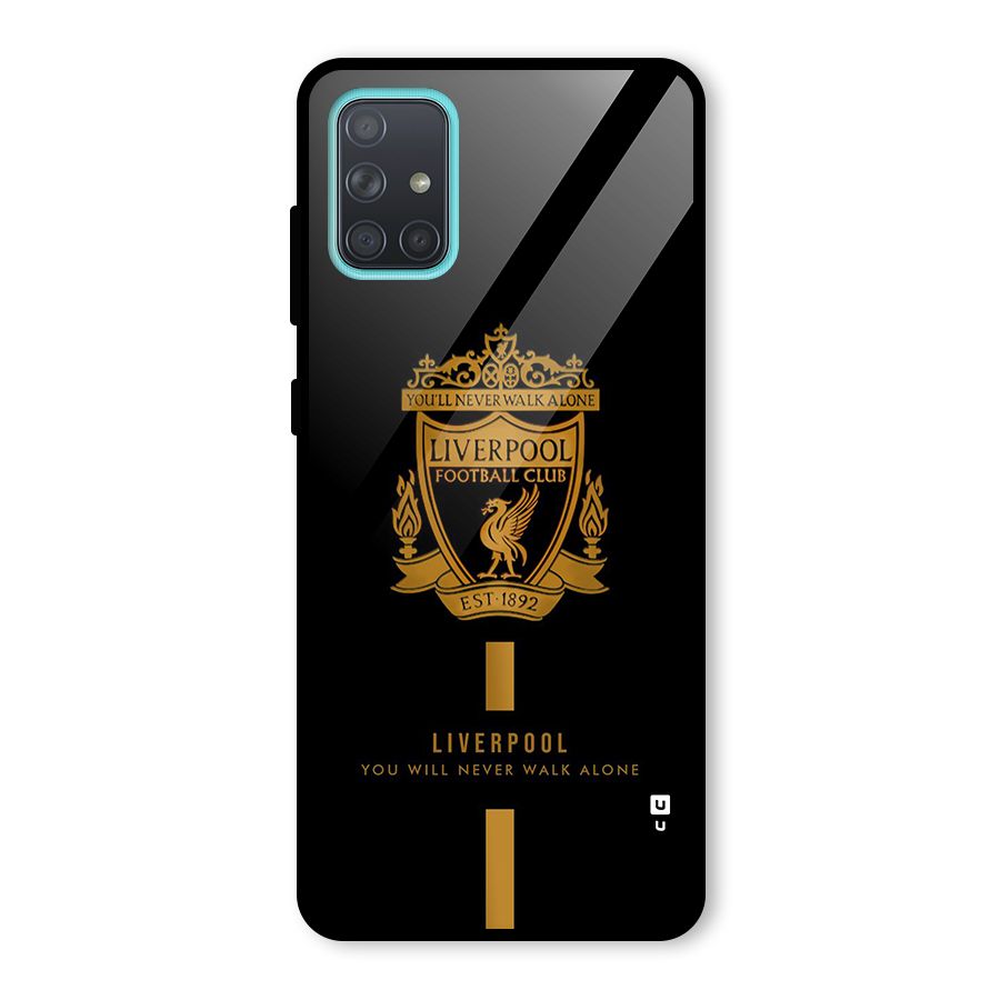 LiverPool Never Walk Alone Glass Back Case for Galaxy A71