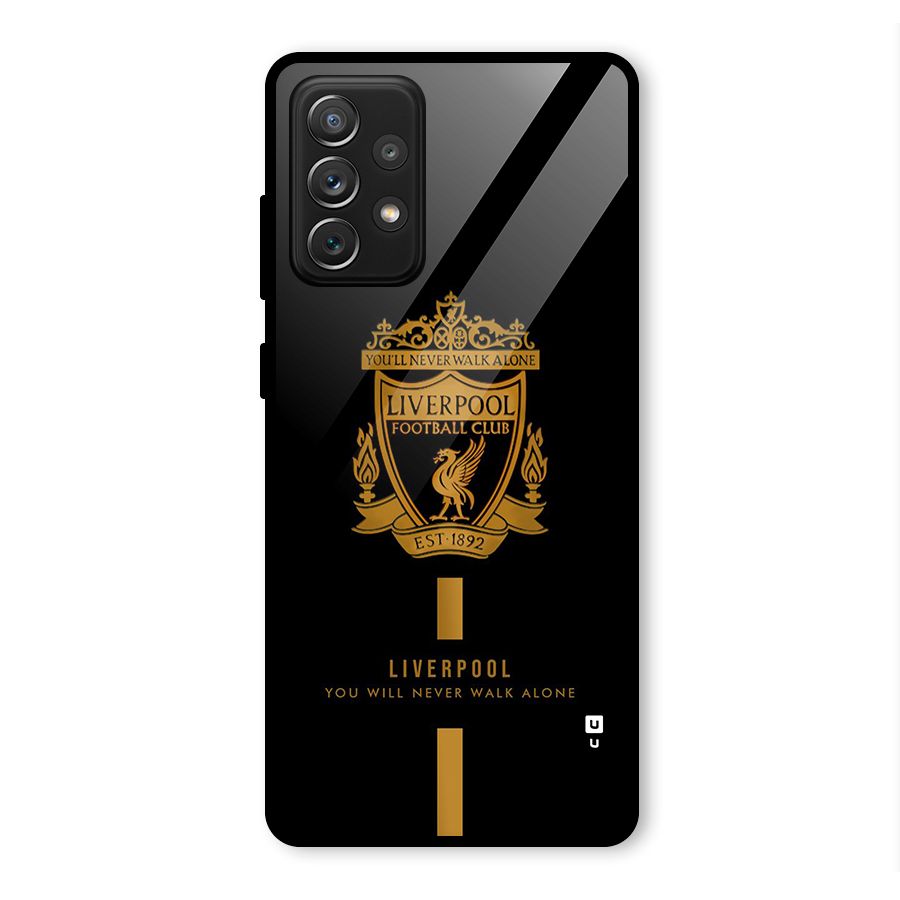 LiverPool Never Walk Alone Glass Back Case for Galaxy A72
