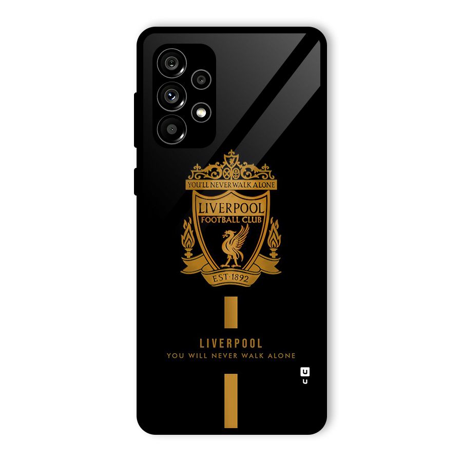 LiverPool Never Walk Alone Glass Back Case for Galaxy A73 5G