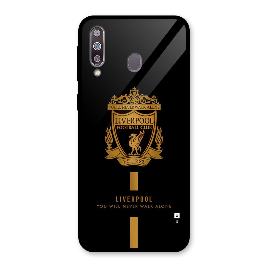 LiverPool Never Walk Alone Glass Back Case for Galaxy M30