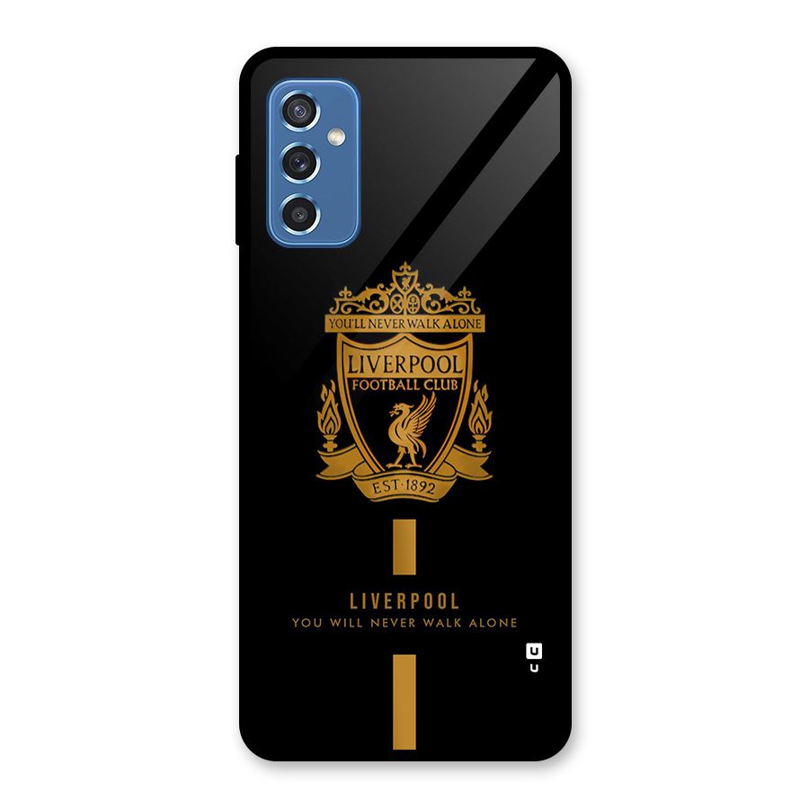 LiverPool Never Walk Alone Glass Back Case for Galaxy M52 5G