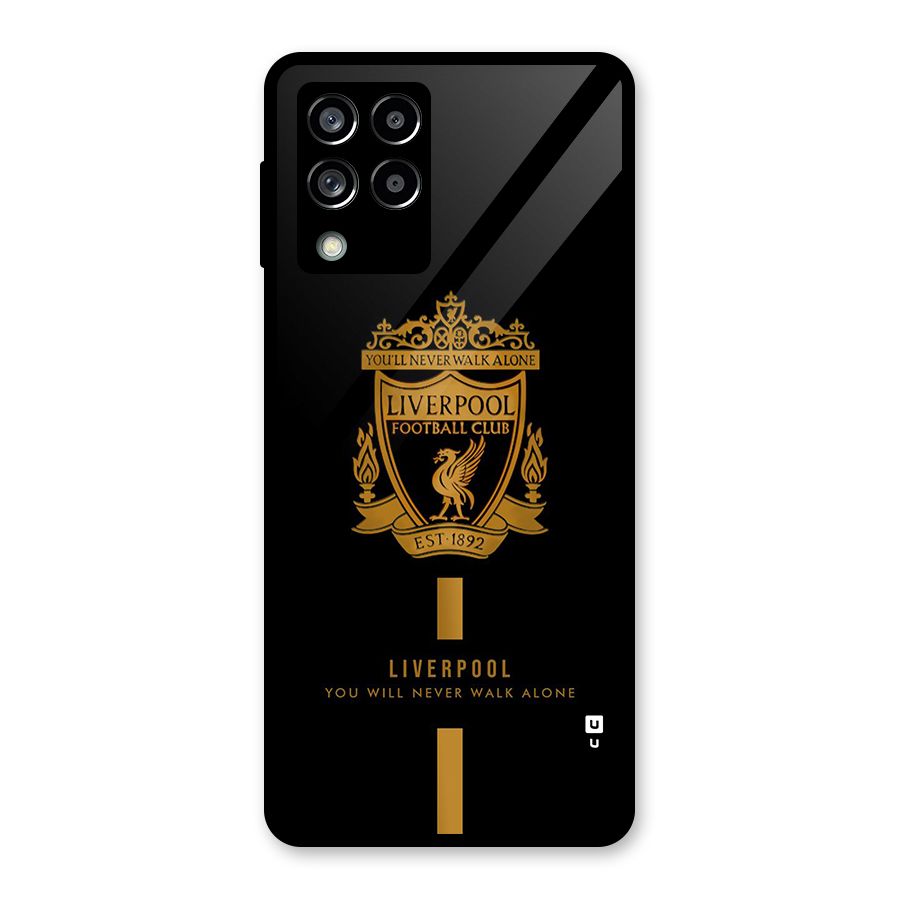 LiverPool Never Walk Alone Glass Back Case for Galaxy M53 5G