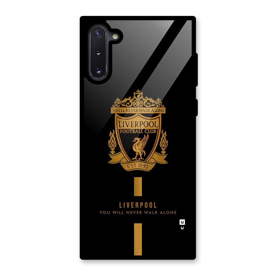 LiverPool Never Walk Alone Glass Back Case for Galaxy Note 10