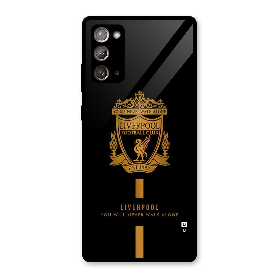 LiverPool Never Walk Alone Glass Back Case for Galaxy Note 20