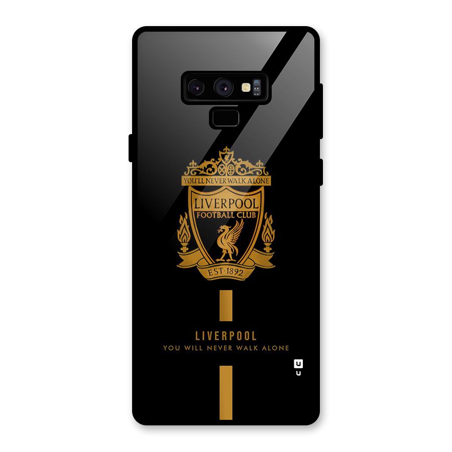 LiverPool Never Walk Alone Glass Back Case for Galaxy Note 9