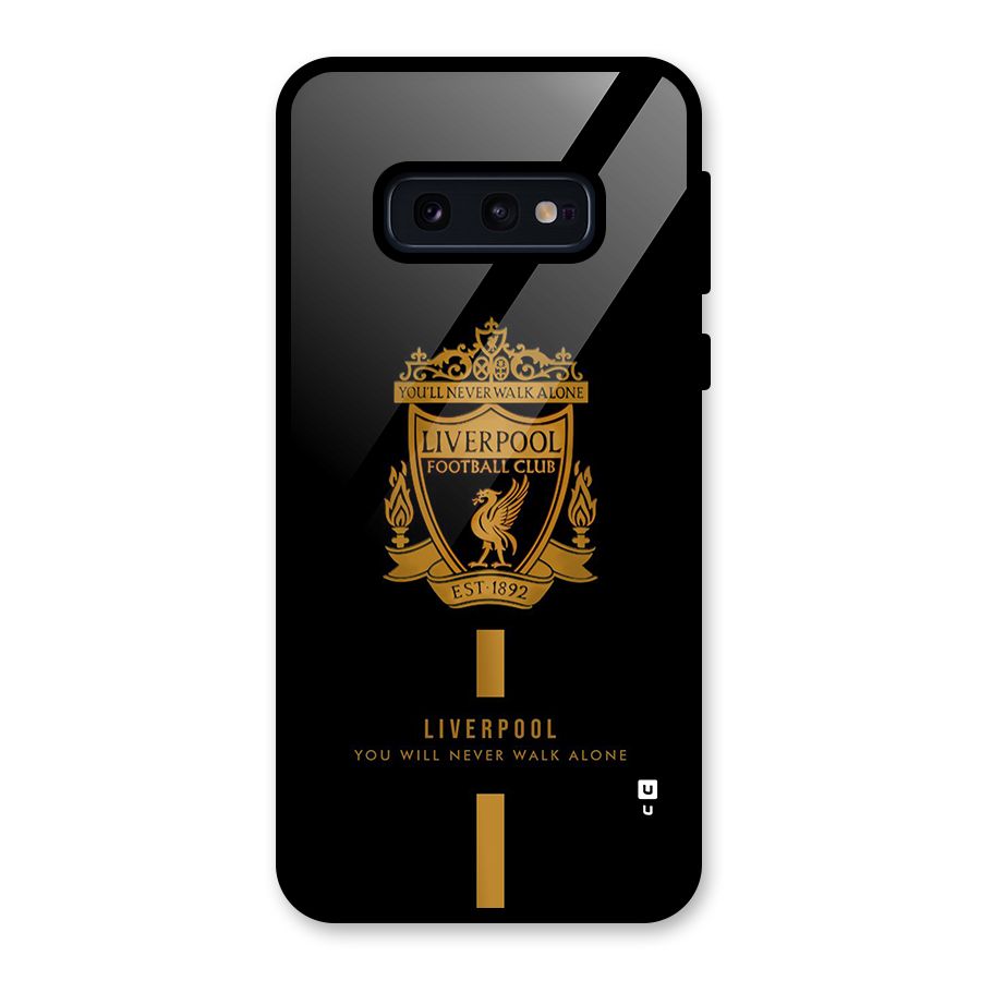 LiverPool Never Walk Alone Glass Back Case for Galaxy S10e