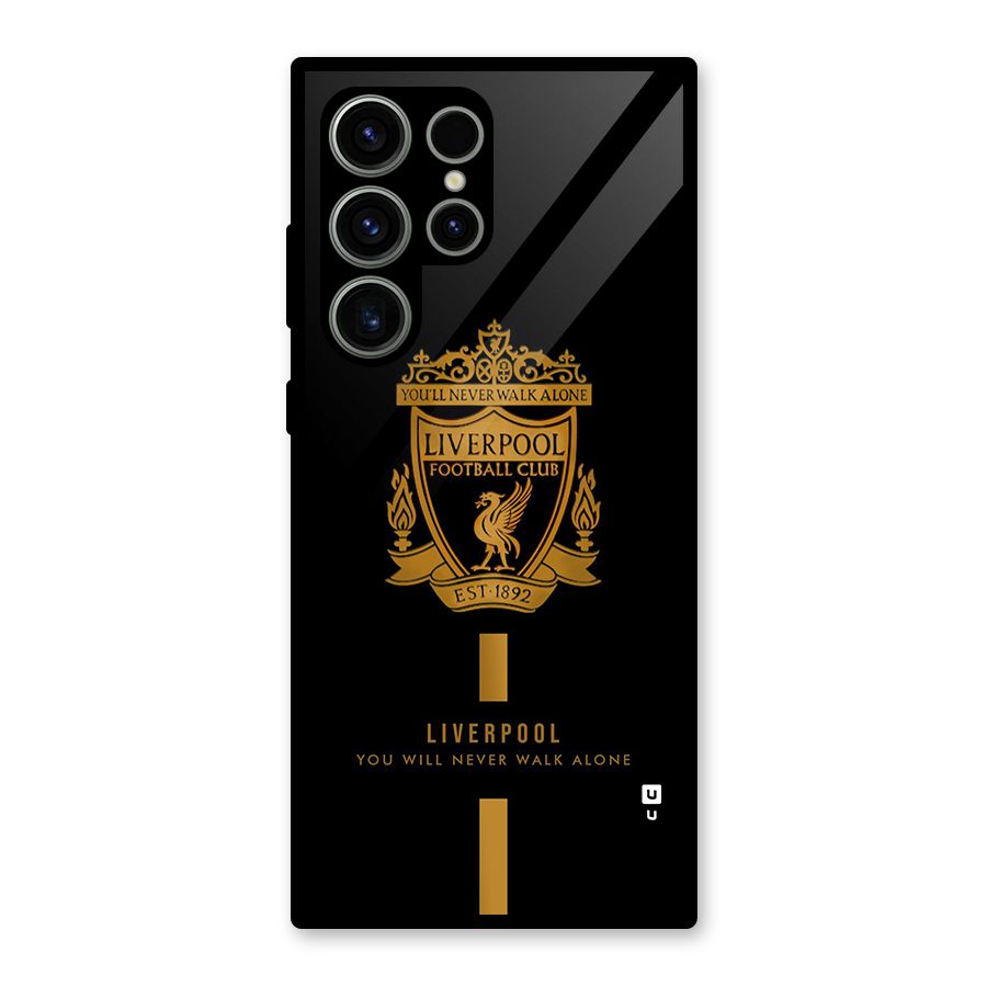 LiverPool Never Walk Alone Glass Back Case for Galaxy S23 Ultra