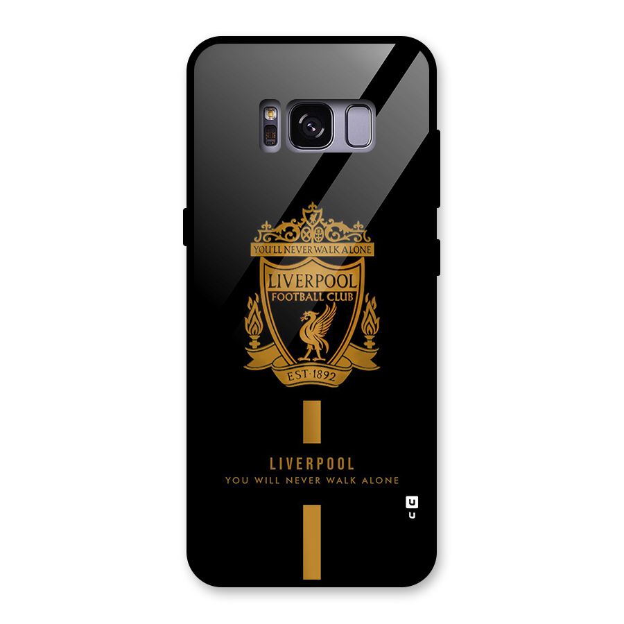 LiverPool Never Walk Alone Glass Back Case for Galaxy S8