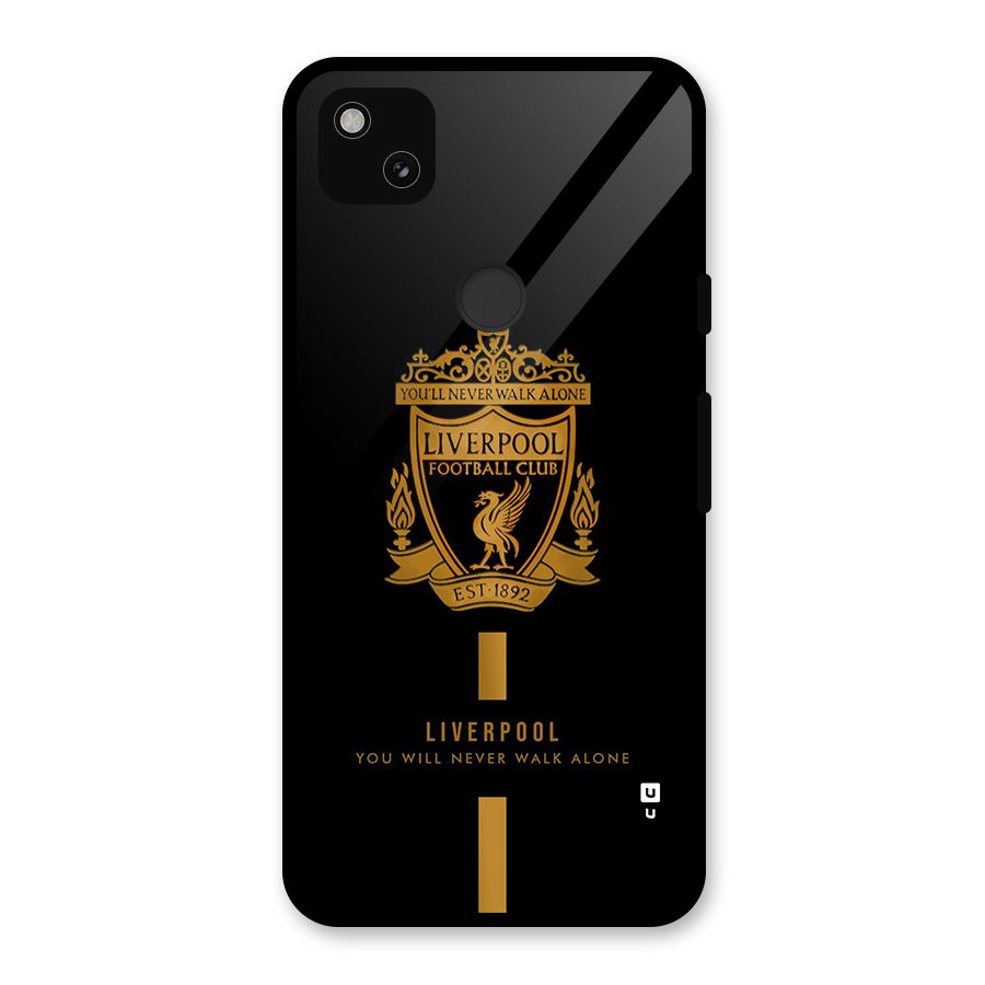 LiverPool Never Walk Alone Glass Back Case for Google Pixel 4a