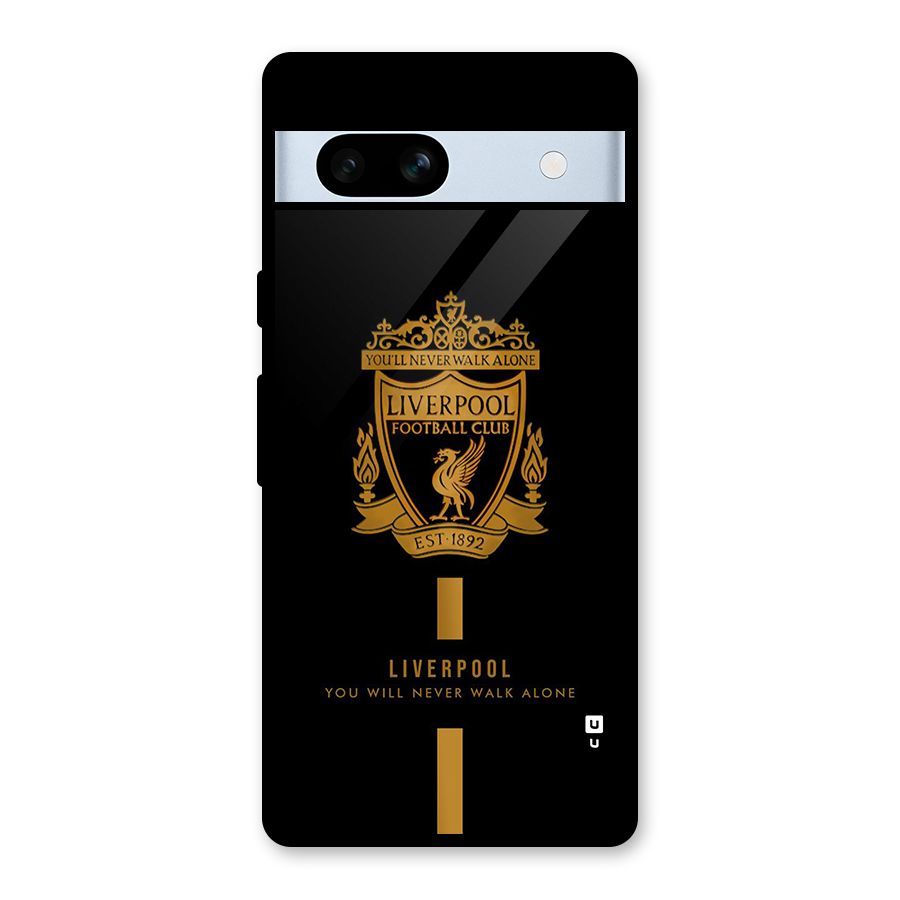LiverPool Never Walk Alone Glass Back Case for Google Pixel 7a