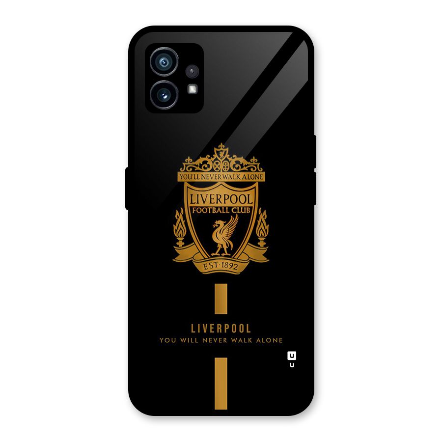 LiverPool Never Walk Alone Glass Back Case for Nothing Phone 1