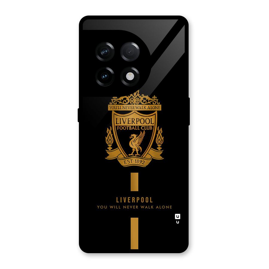 LiverPool Never Walk Alone Glass Back Case for OnePlus 11R