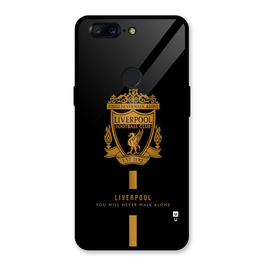 LiverPool Never Walk Alone Glass Back Case for OnePlus 5T