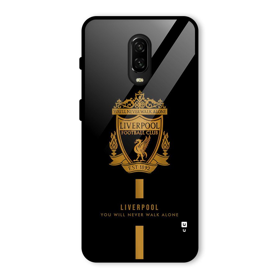 LiverPool Never Walk Alone Glass Back Case for OnePlus 6T