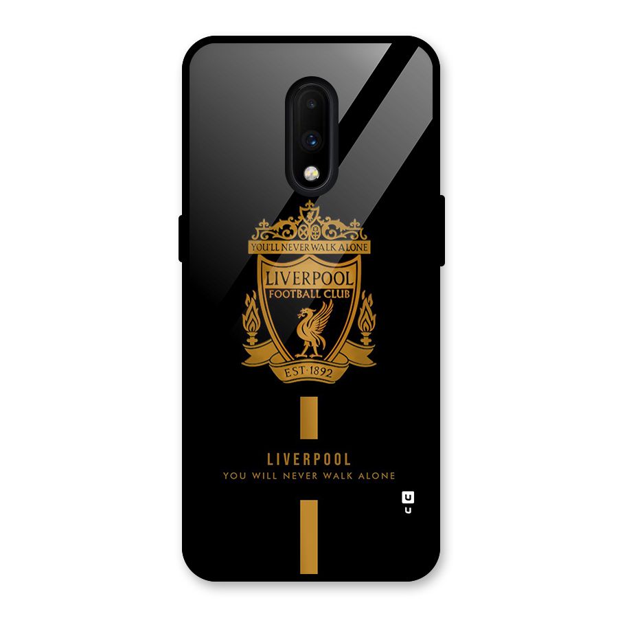 LiverPool Never Walk Alone Glass Back Case for OnePlus 7