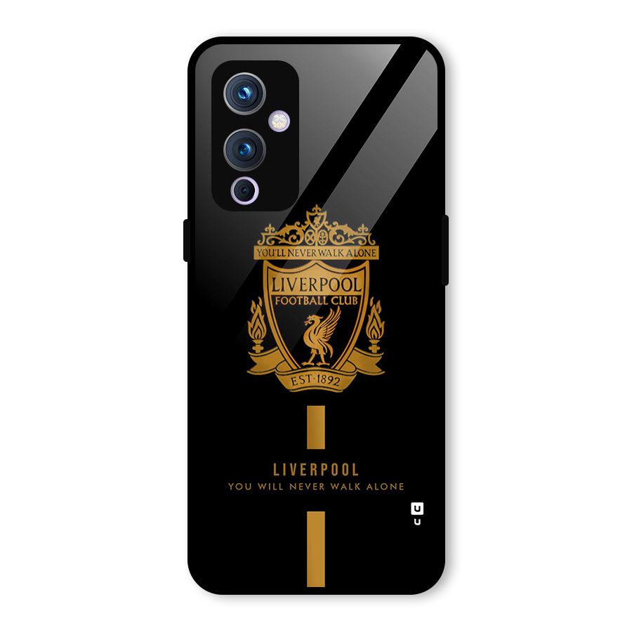 LiverPool Never Walk Alone Glass Back Case for OnePlus 9