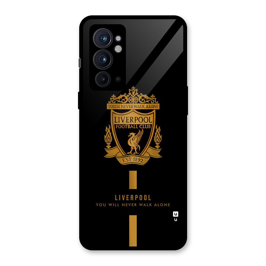 LiverPool Never Walk Alone Glass Back Case for OnePlus 9RT 5G