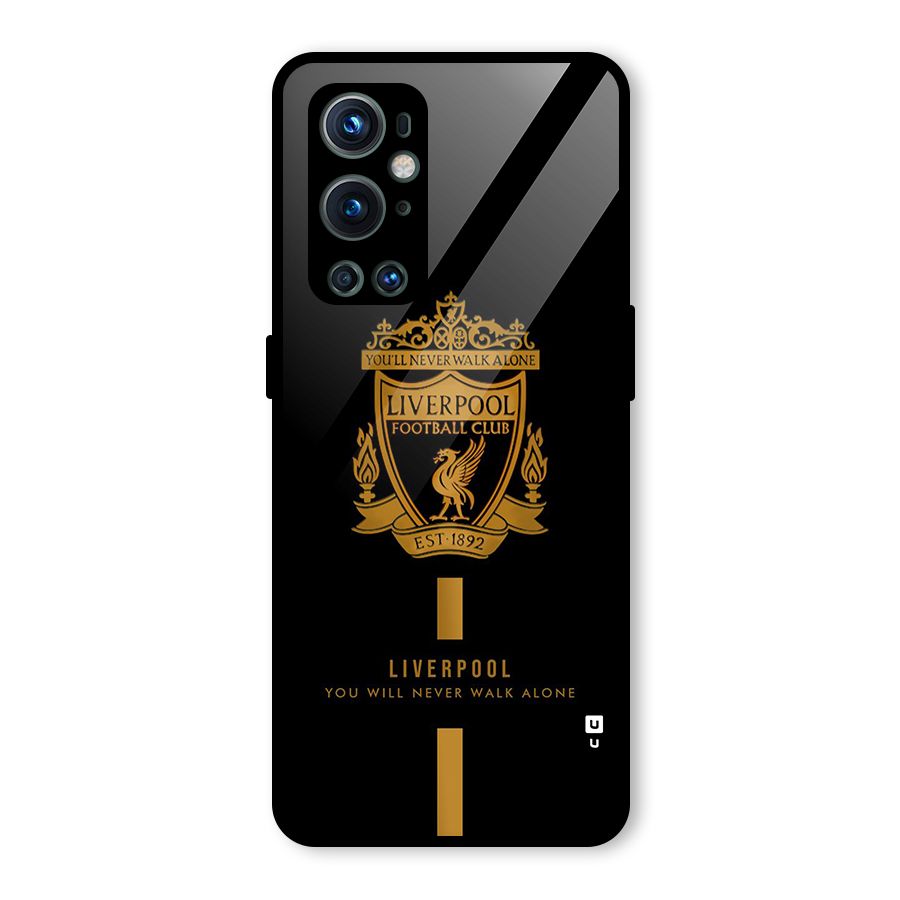 LiverPool Never Walk Alone Glass Back Case for OnePlus 9 Pro
