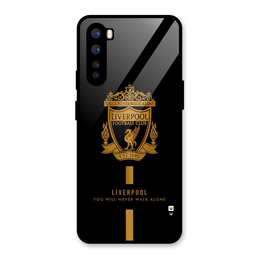 LiverPool Never Walk Alone Glass Back Case for OnePlus Nord