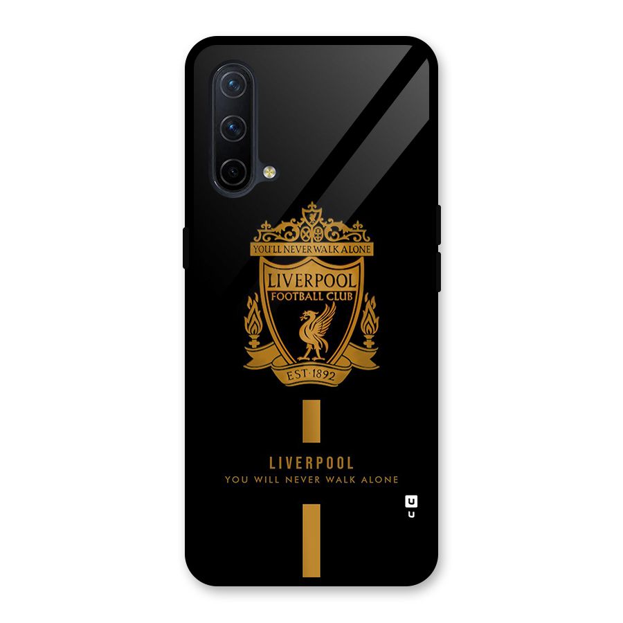 LiverPool Never Walk Alone Glass Back Case for OnePlus Nord CE 5G