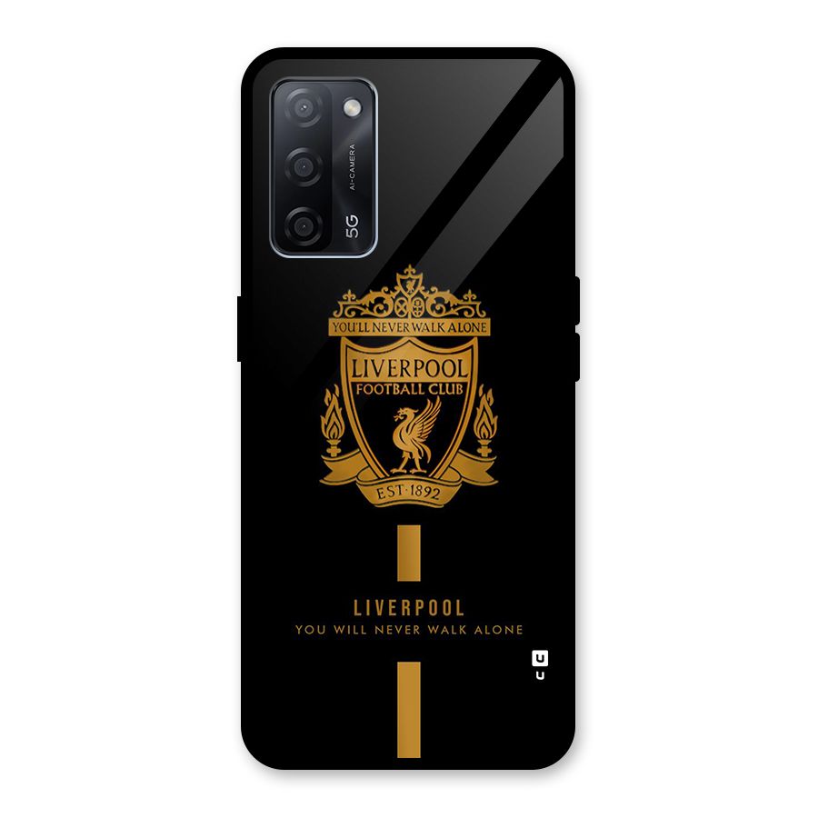 LiverPool Never Walk Alone Glass Back Case for Oppo A53s 5G