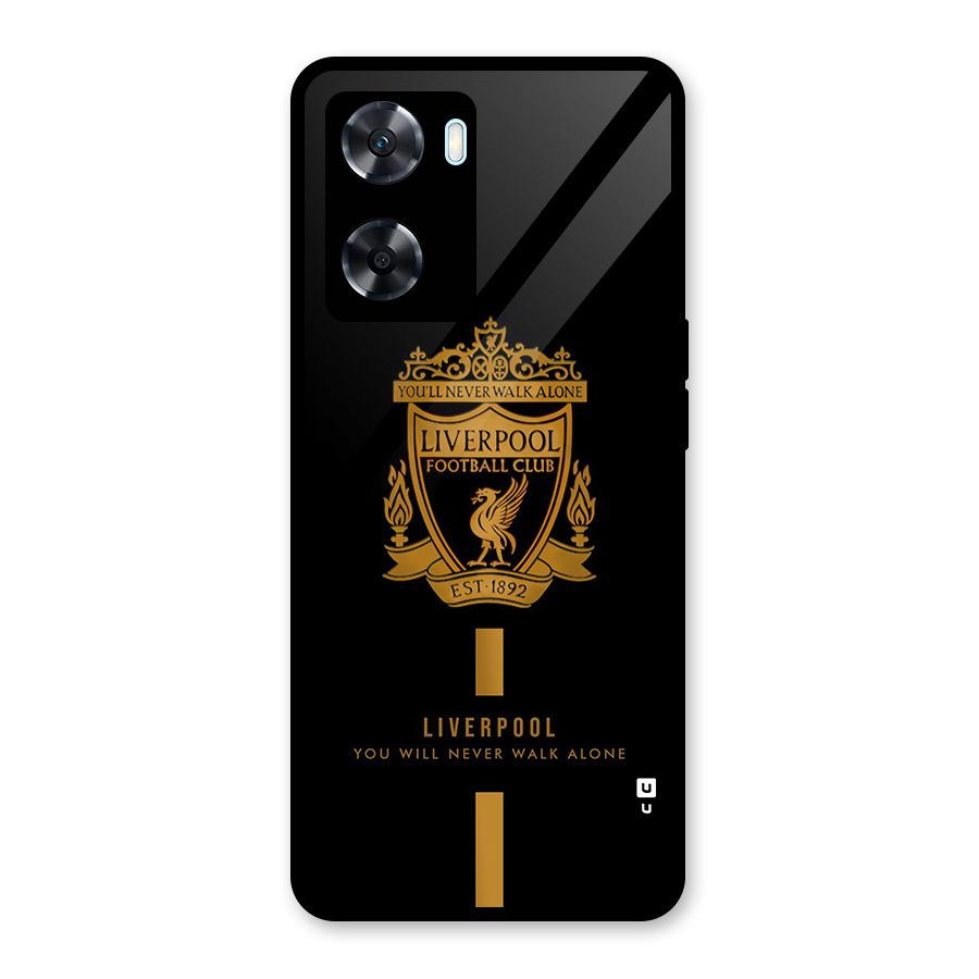 LiverPool Never Walk Alone Glass Back Case for Oppo A77s