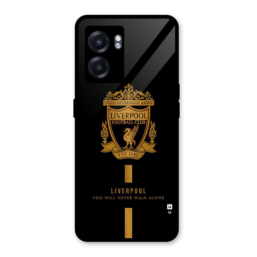 LiverPool Never Walk Alone Glass Back Case for Oppo K10 (5G)