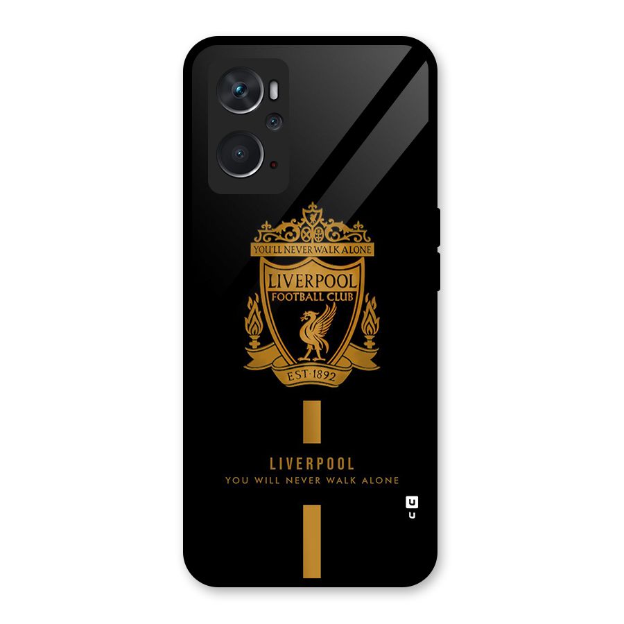 LiverPool Never Walk Alone Glass Back Case for Oppo K10 4G