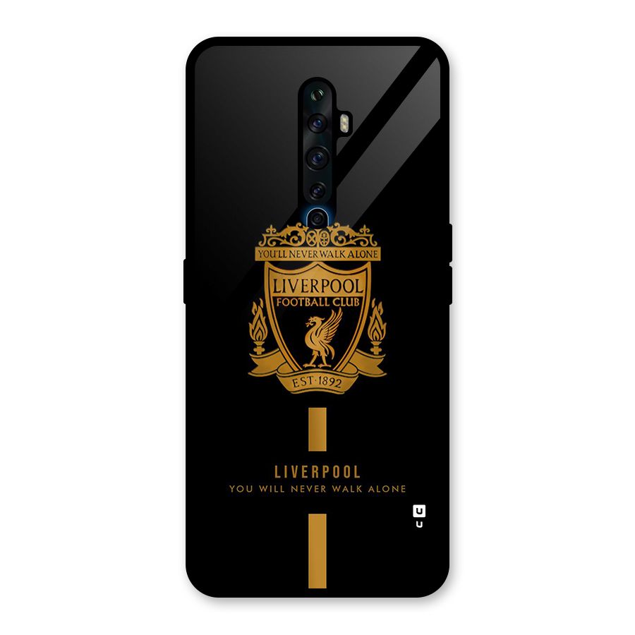 LiverPool Never Walk Alone Glass Back Case for Oppo Reno2 Z