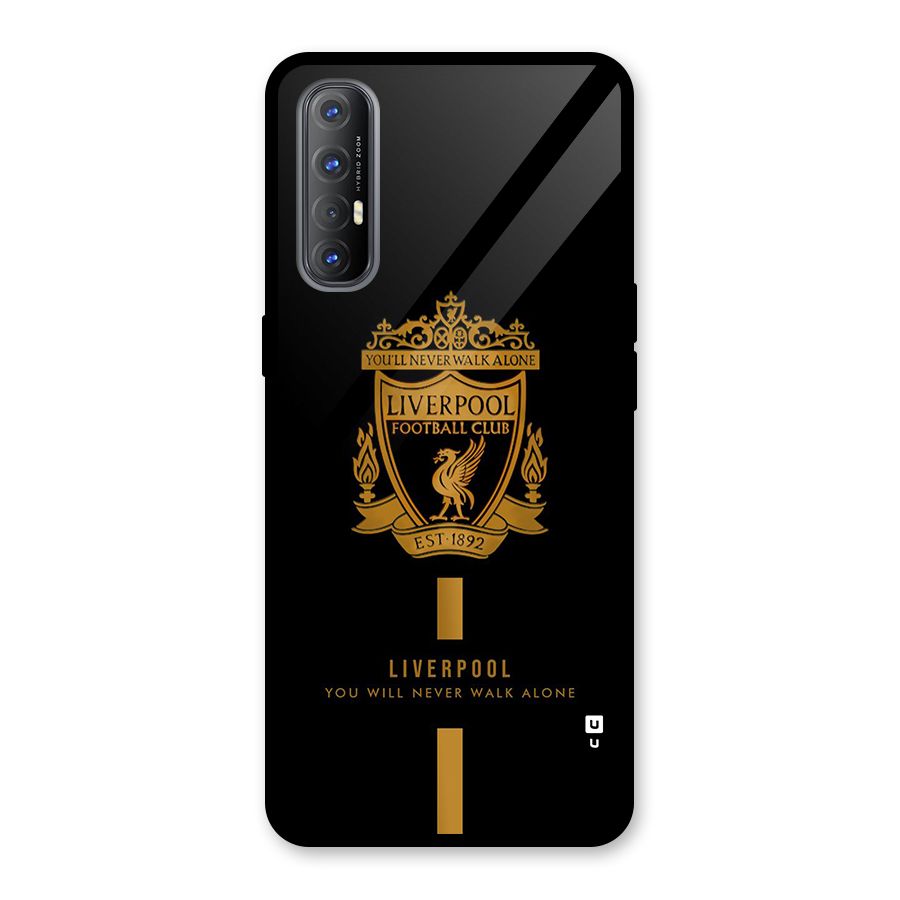 LiverPool Never Walk Alone Glass Back Case for Oppo Reno3 Pro