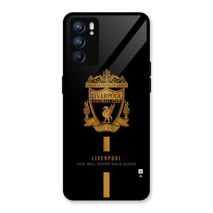 LiverPool Never Walk Alone Glass Back Case for Oppo Reno6 5G