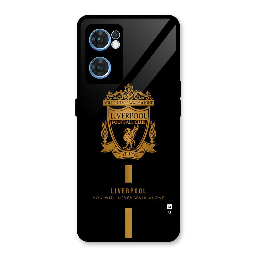 LiverPool Never Walk Alone Glass Back Case for Oppo Reno7 5G