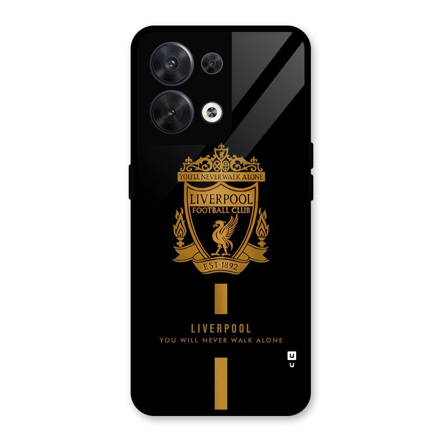 LiverPool Never Walk Alone Glass Back Case for Oppo Reno8 5G