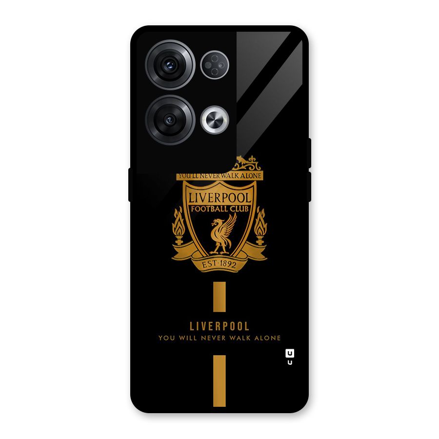 LiverPool Never Walk Alone Glass Back Case for Oppo Reno8 Pro 5G