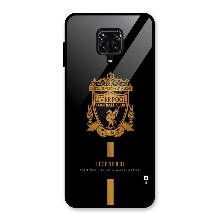 LiverPool Never Walk Alone Glass Back Case for Poco M2 Pro