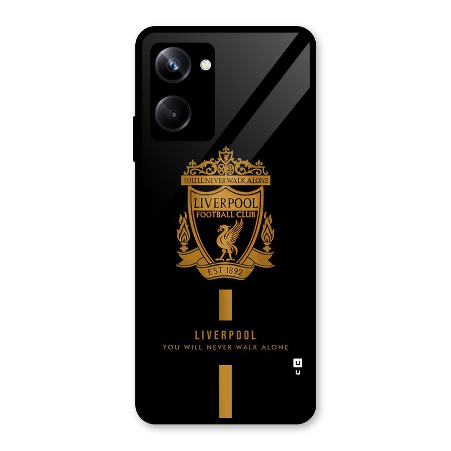 LiverPool Never Walk Alone Glass Back Case for Realme 10 Pro